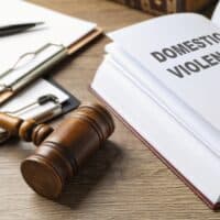 WoodenGavelAndLawBookOnWoodenTableProtectionFrom