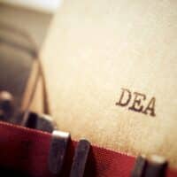 DeaWordWrittenWithATypewriter